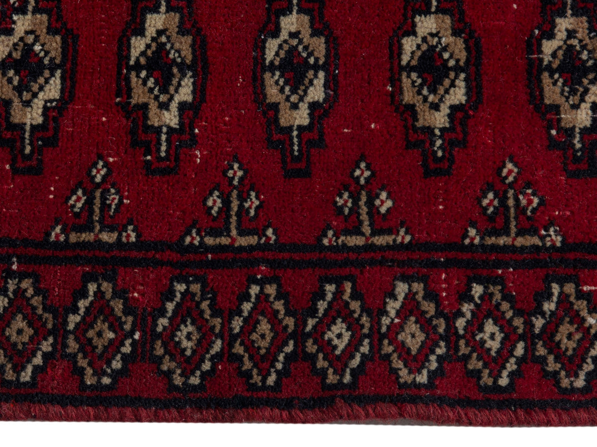 5845, Persian Torkaman Mini Rug