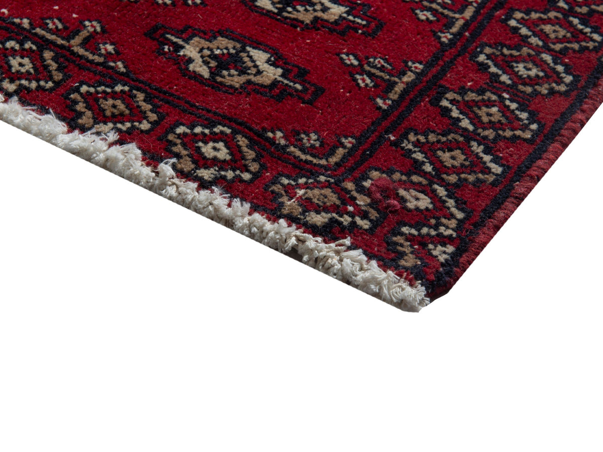 5845, Persian Torkaman Mini Rug