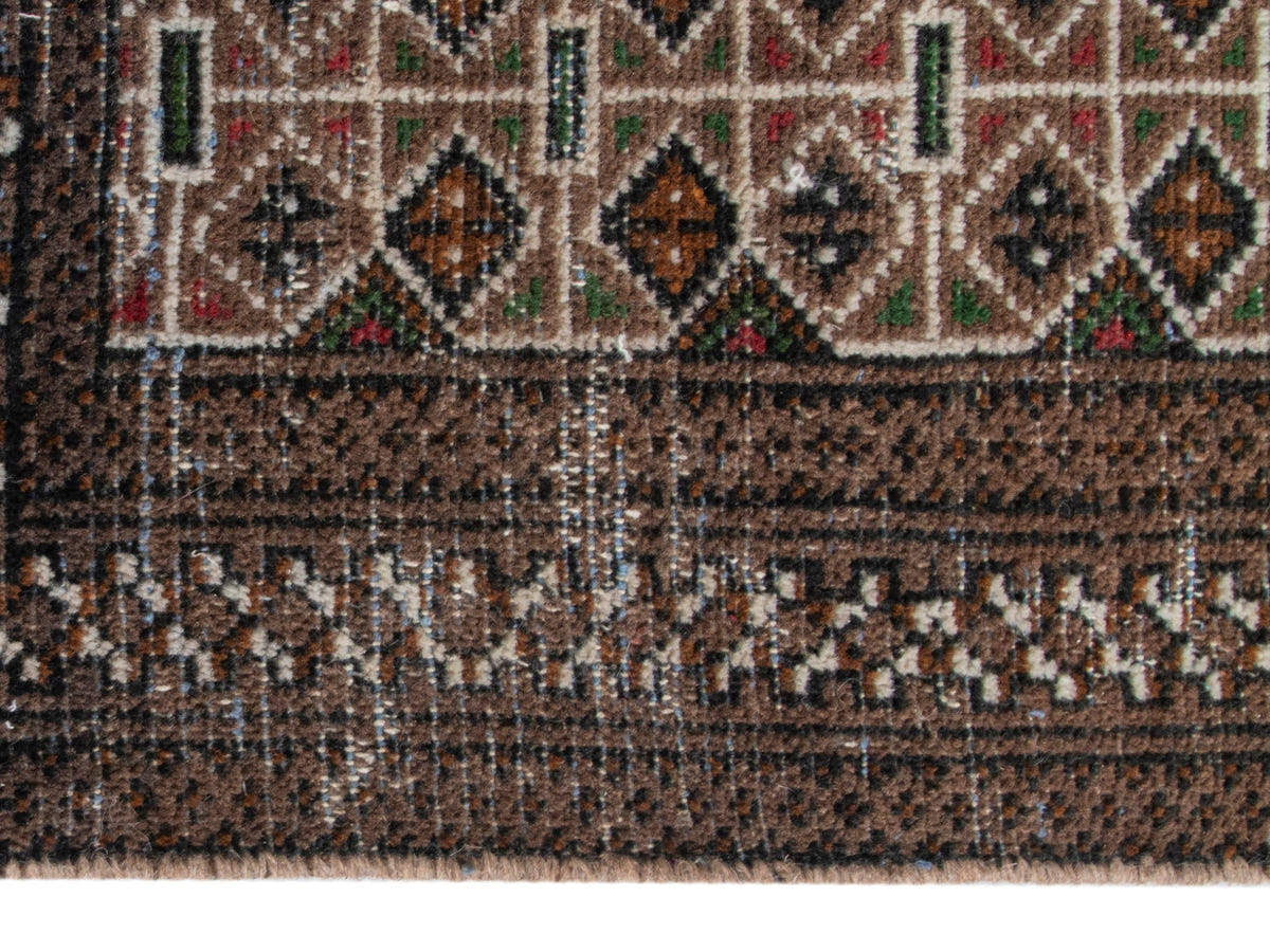5849, Persian Torkaman Mini Rug