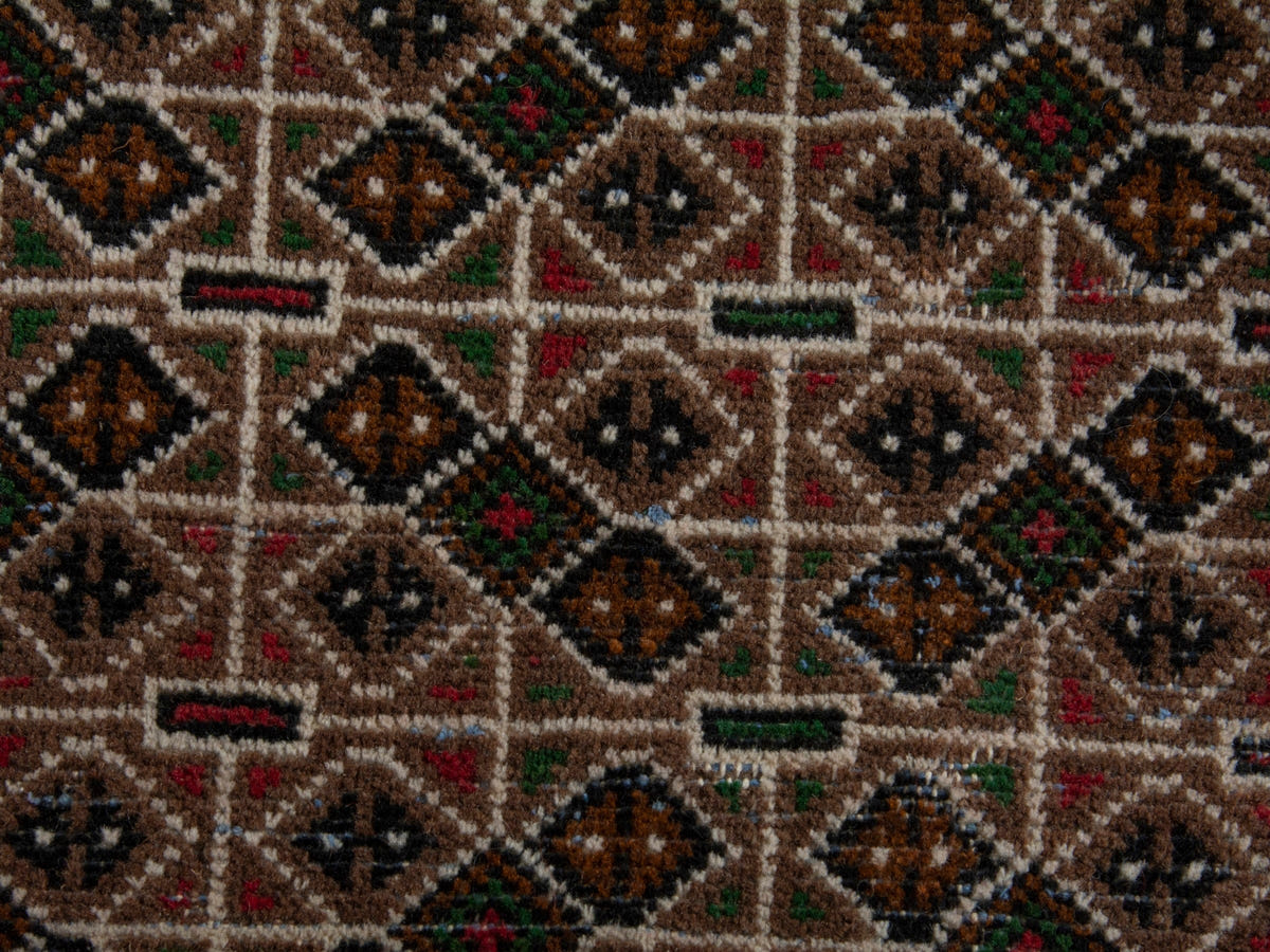5849, Persian Torkaman Mini Rug