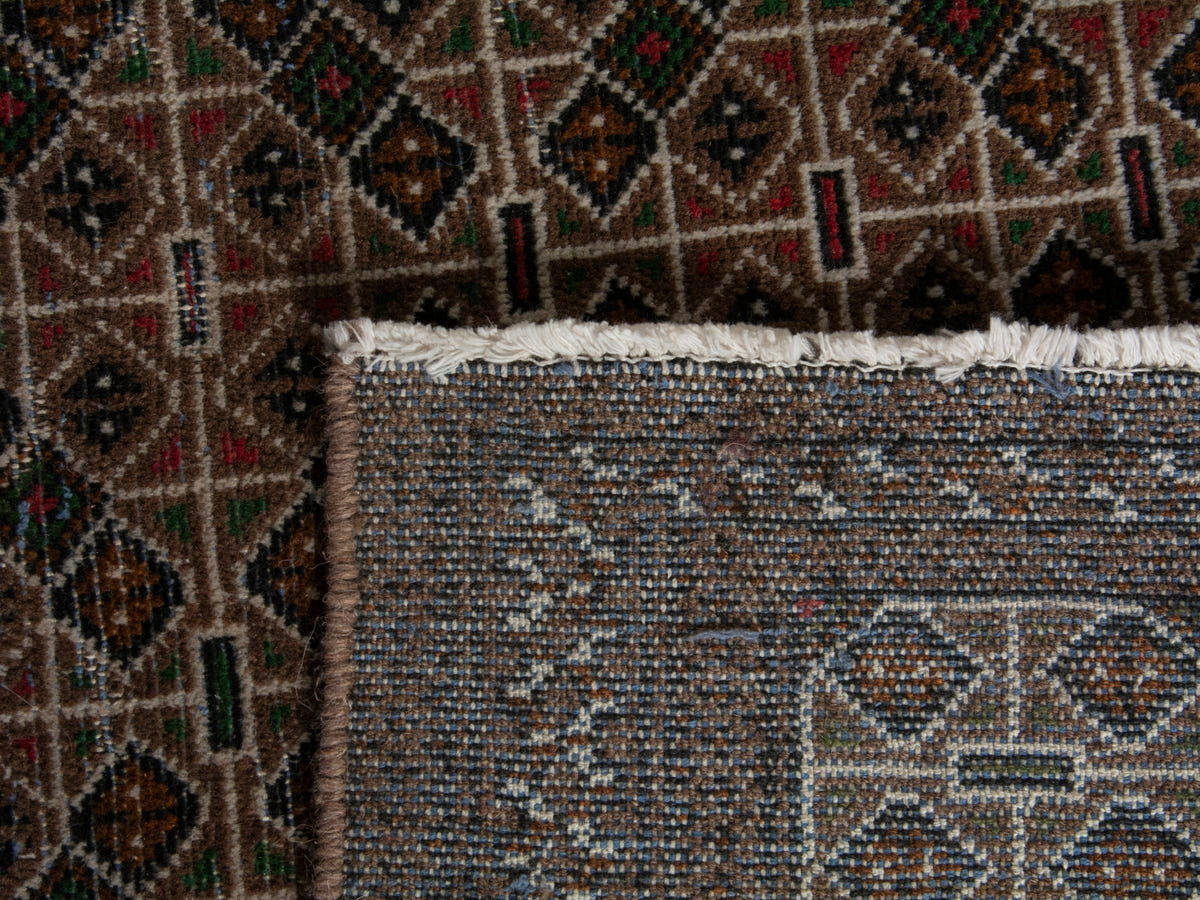 5849, Persian Torkaman Mini Rug