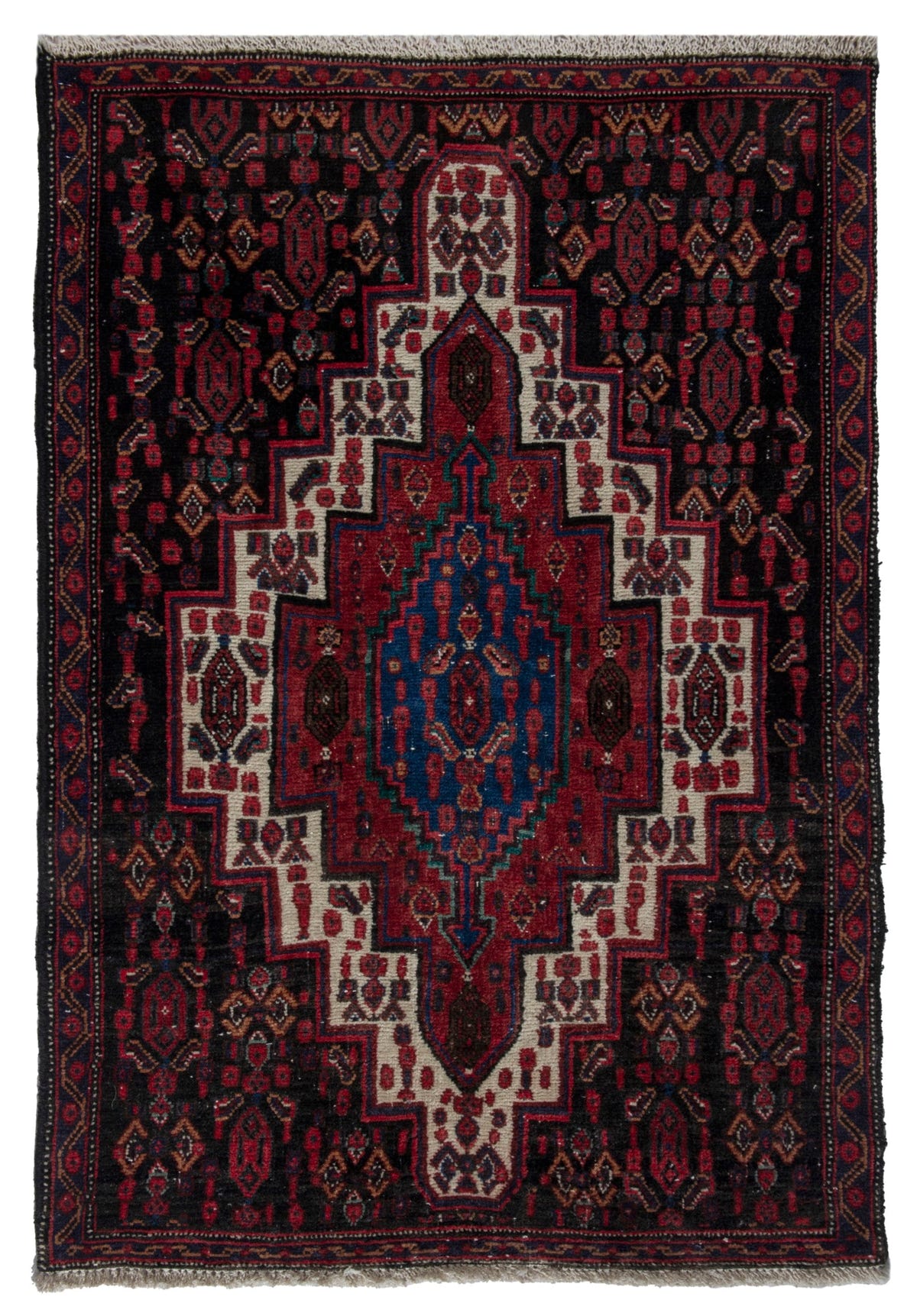 5850, Persian Sanandaj Mini Rug