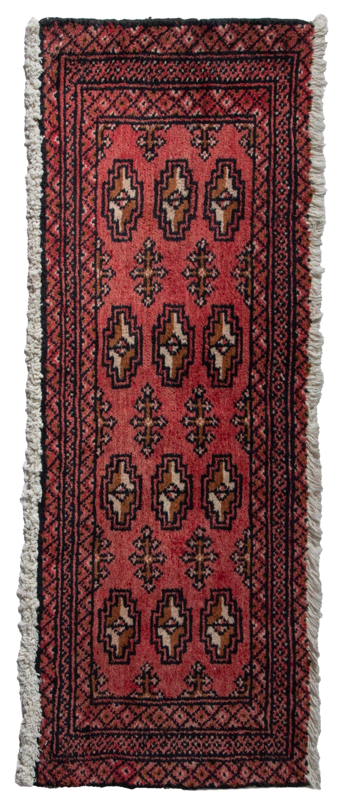 5851, Persian Torkaman Mini Rug
