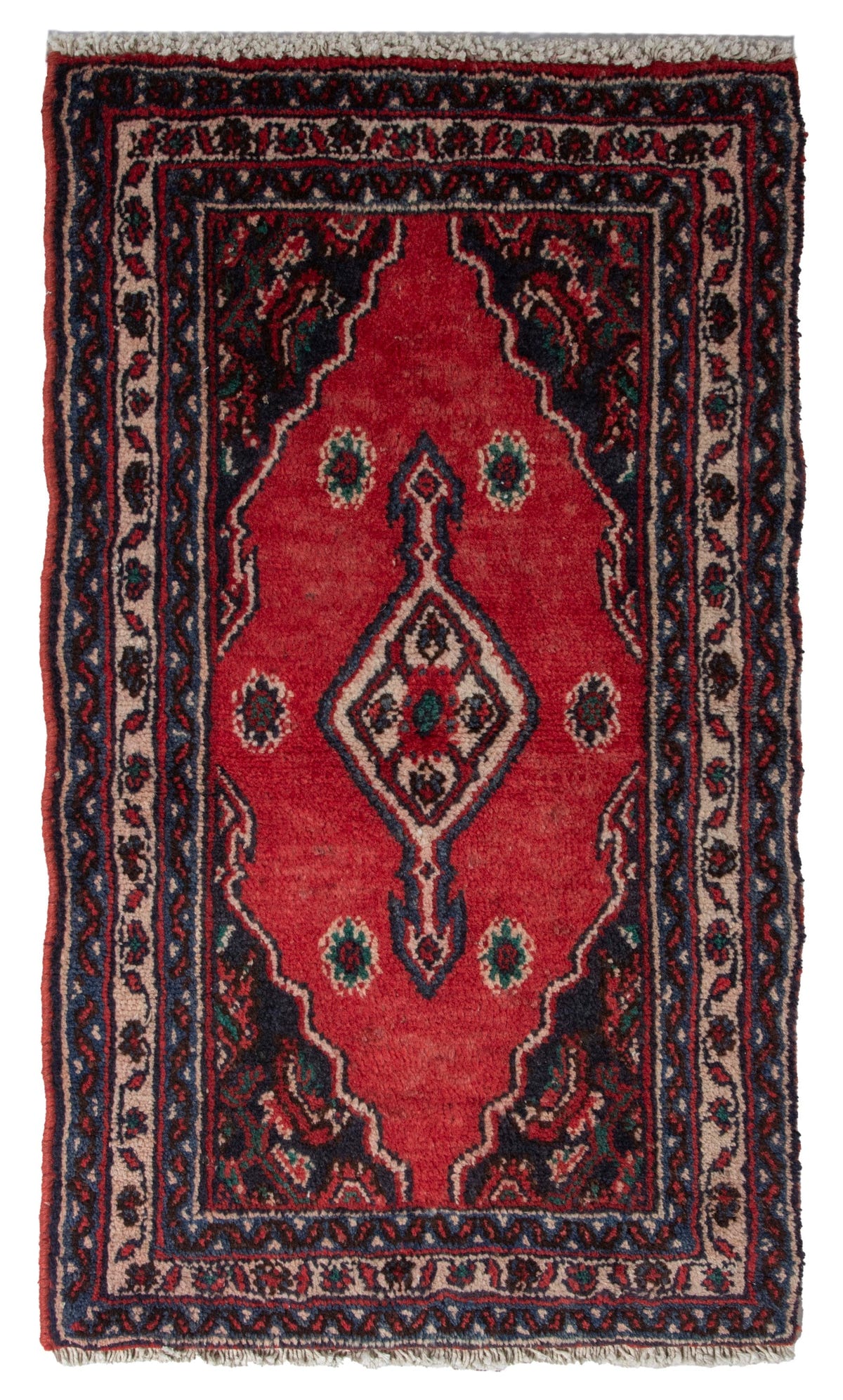 5853, Persian Hamadan Mini Rug