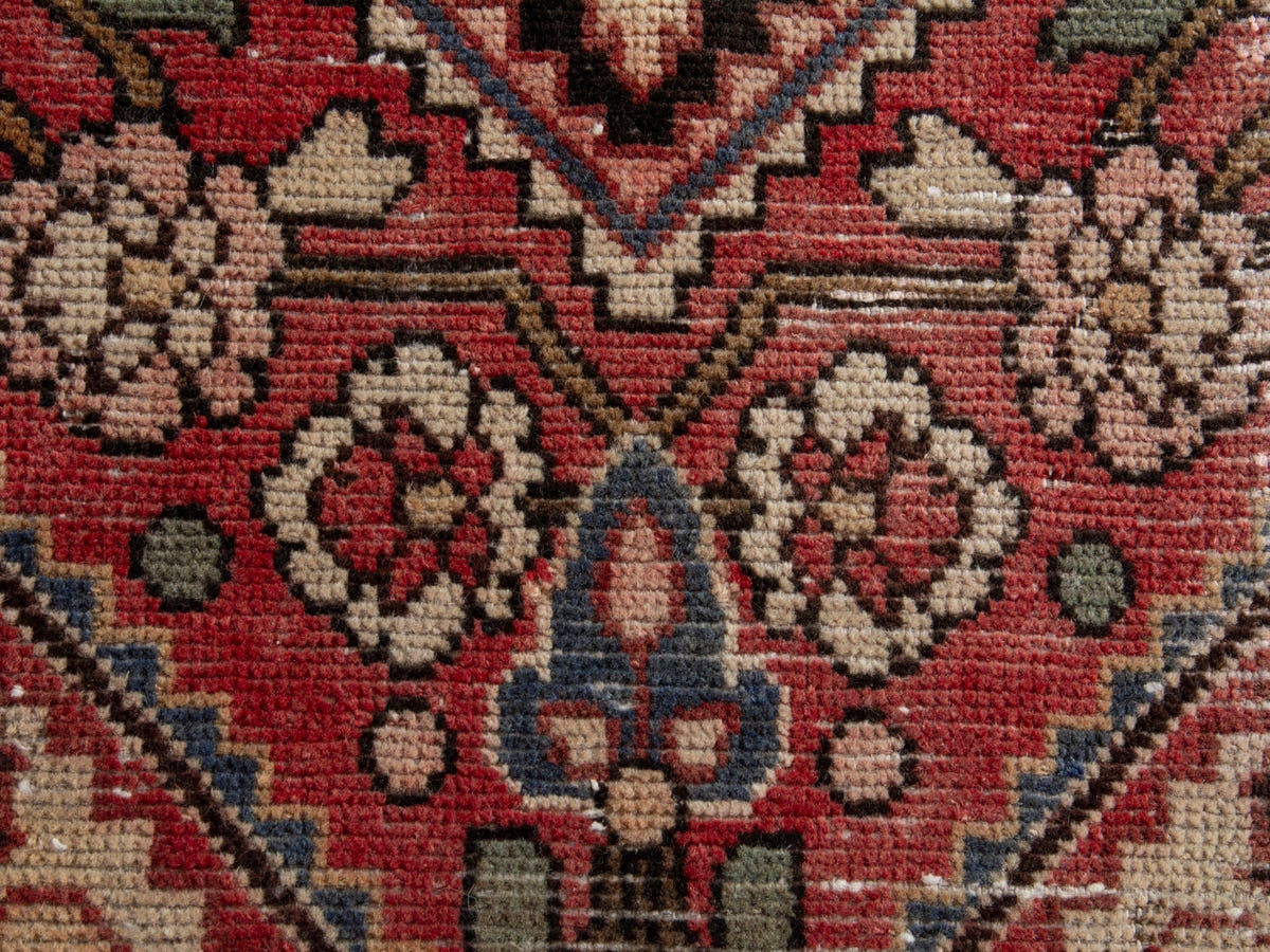 5855, Persian Hamadan Mini Rug