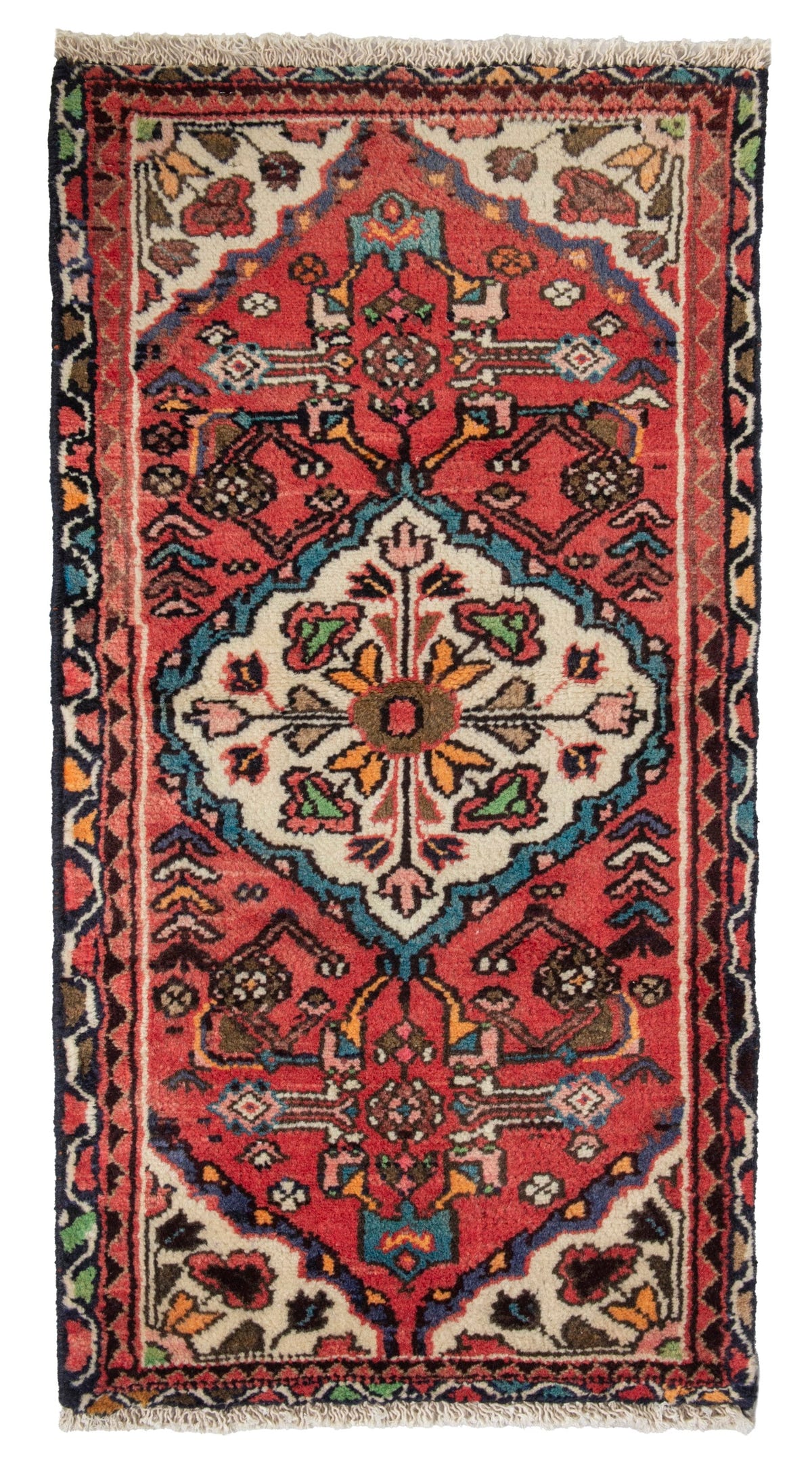 5860, Persian Hamadan Mini Rug