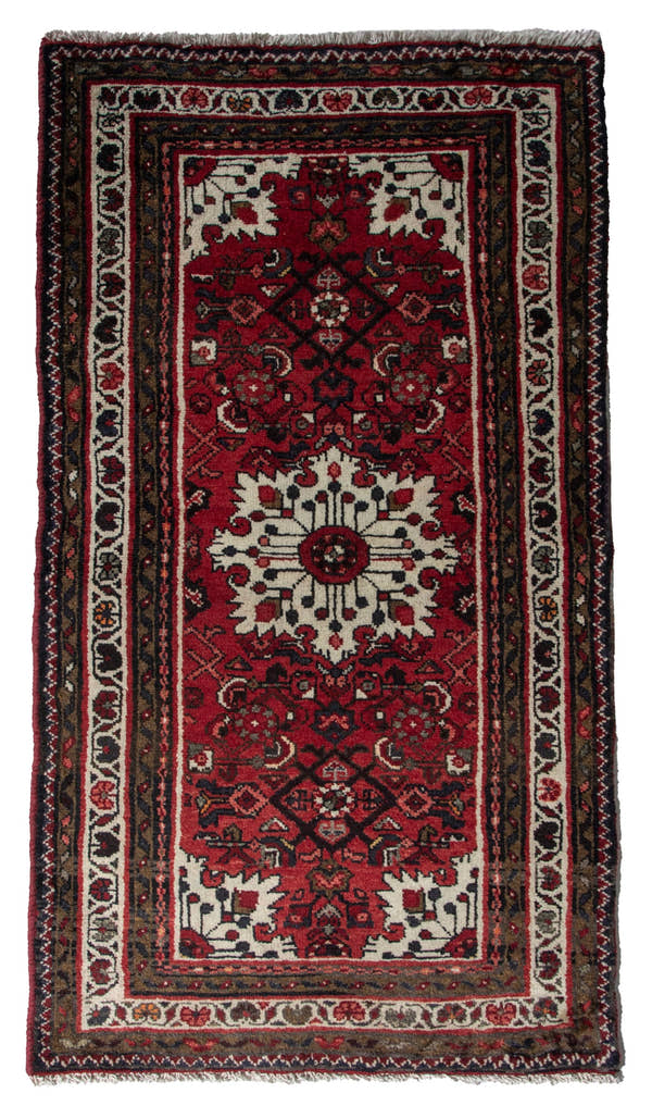 5863, Persian Hamadan Mini Rug