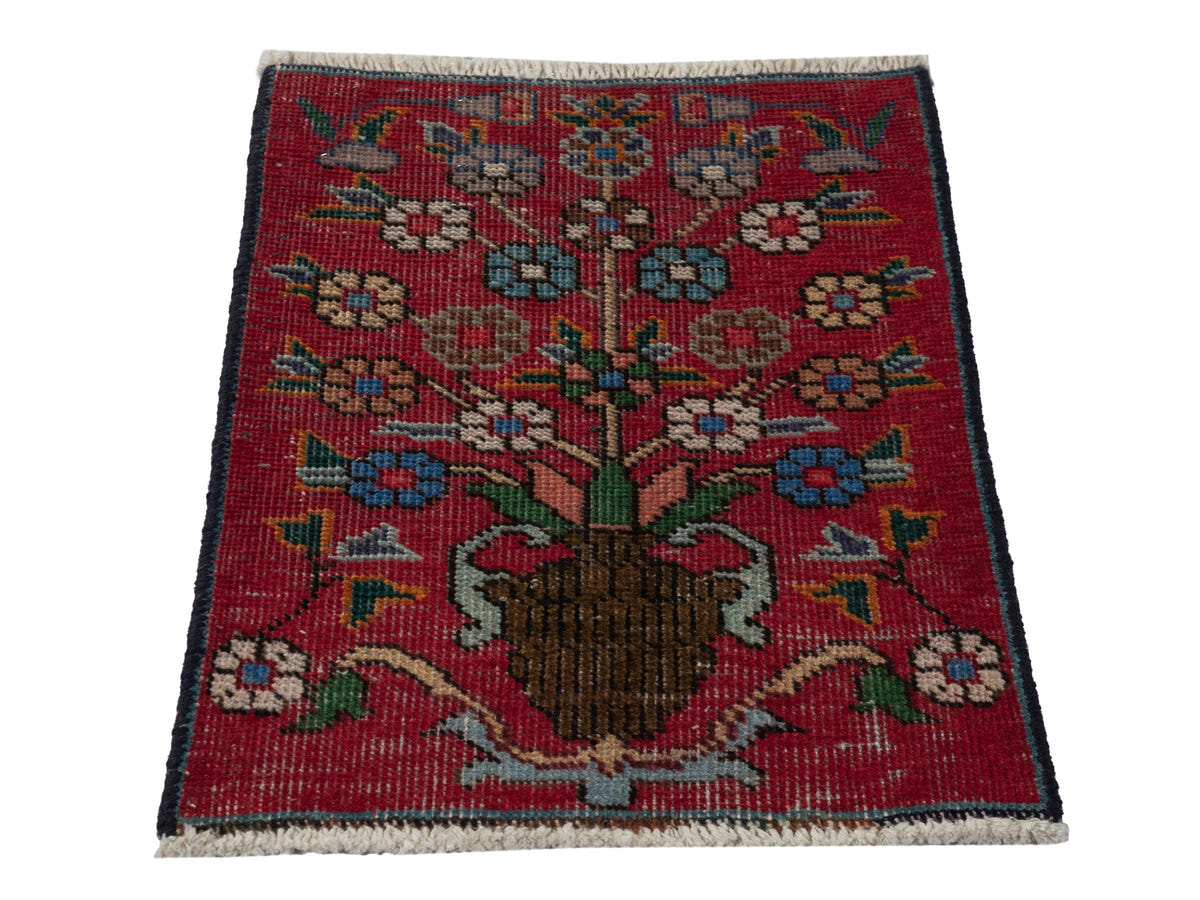 5866, Persian Tabriz Mini Rug