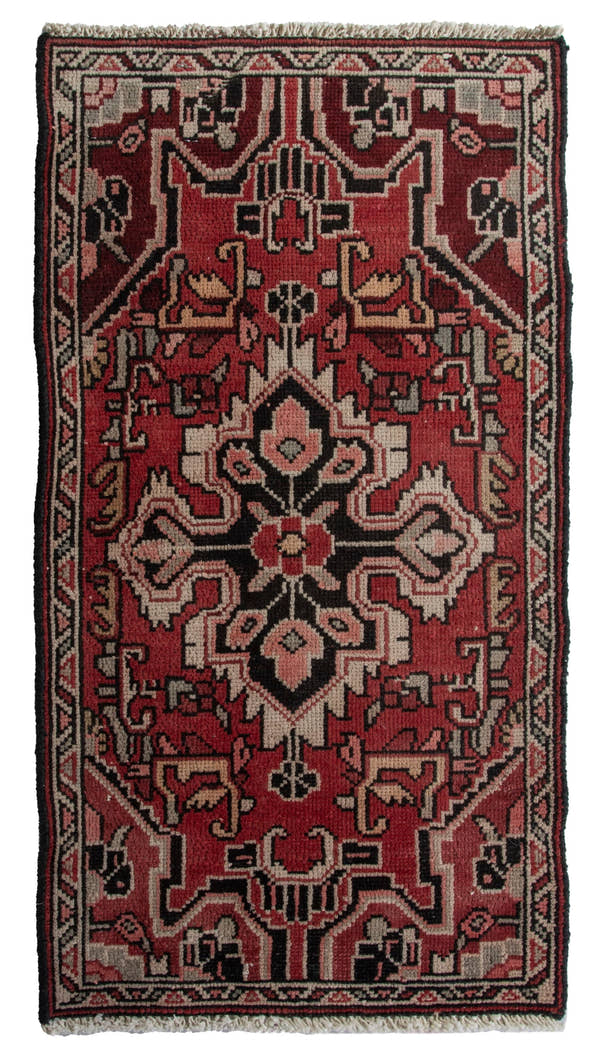 5867, Persian Hamadan Mini Rug