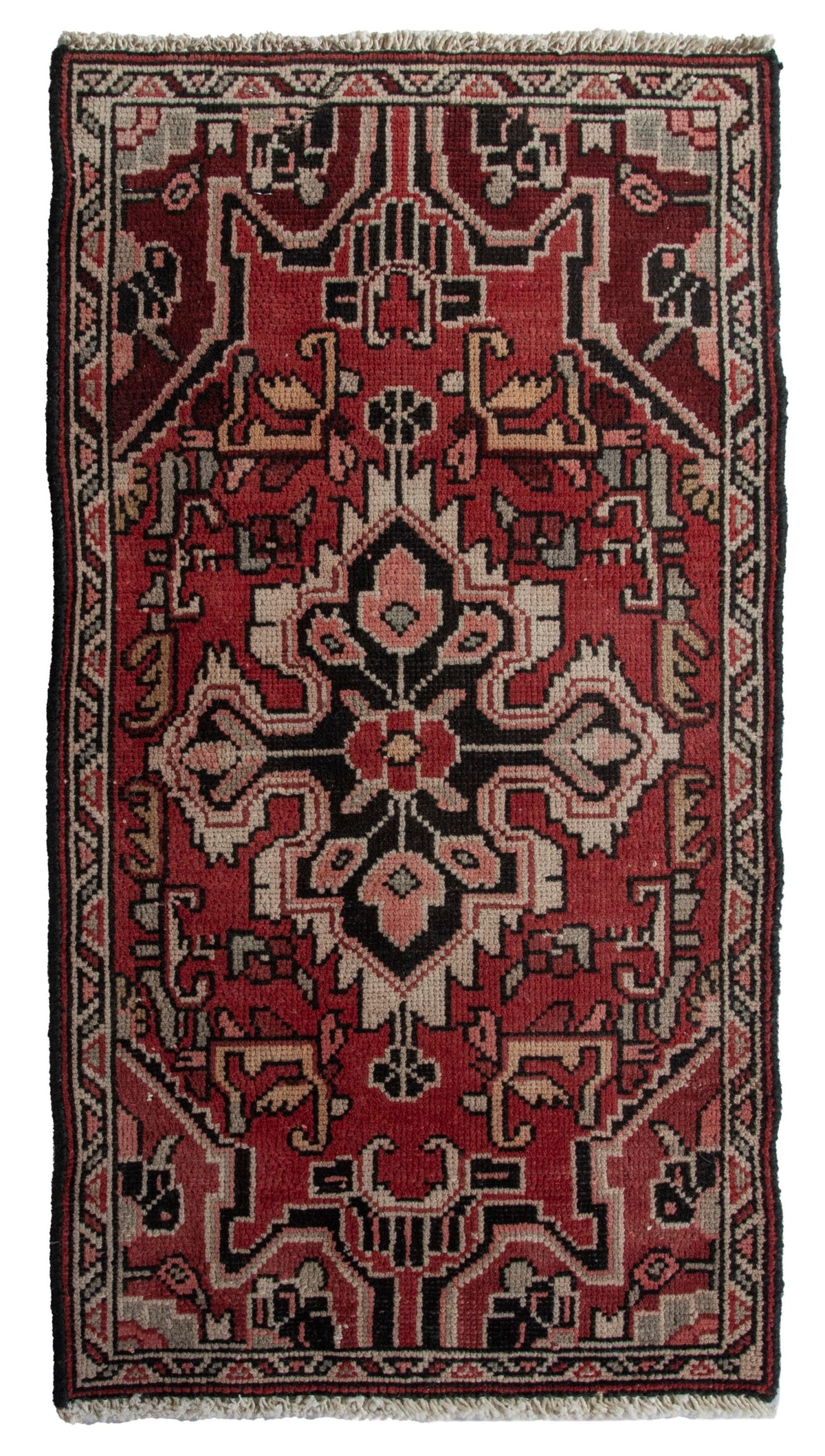 5867, Persian Hamadan Mini Rug