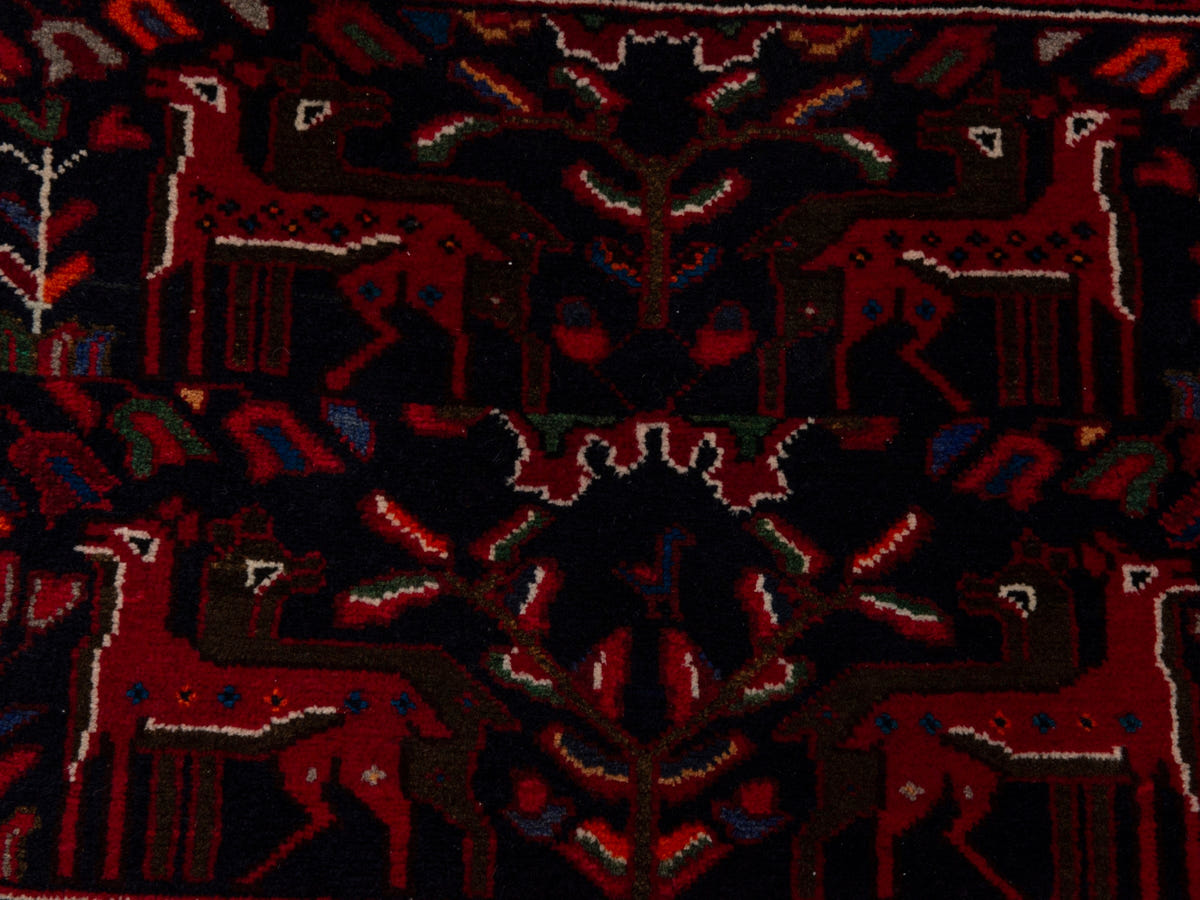 5868, Persian Hamadan Mini Rug