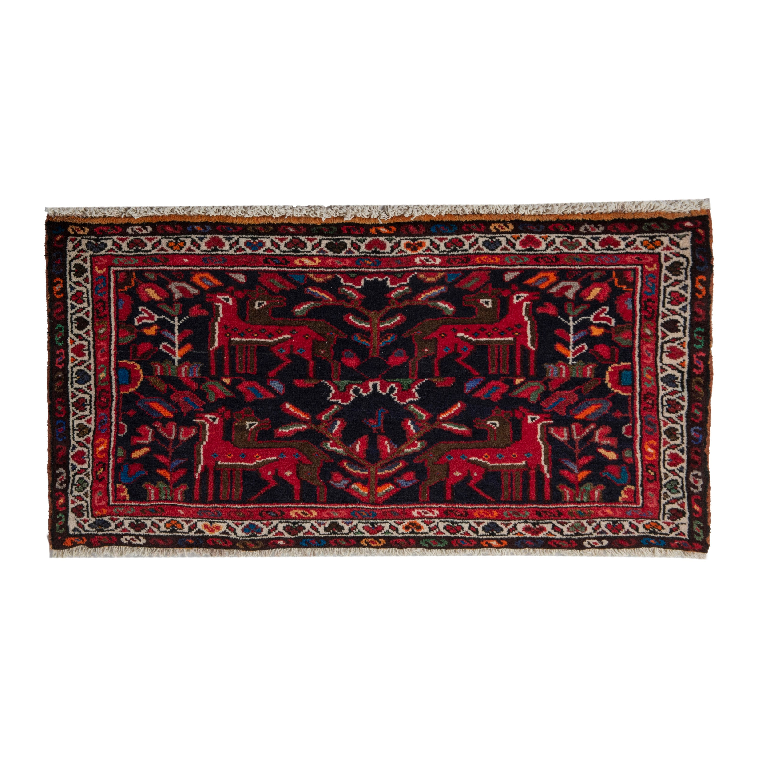 5868 - Persian Hamedan Accent Rug 3'3" x 2'2"