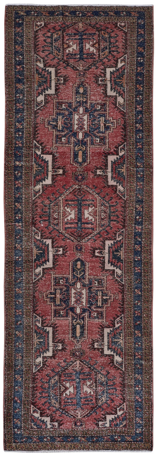 8913, Persian Gharajeh Runner Rug