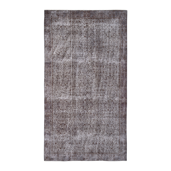 Turkish Isparta area rug in taupe and greige, 5' x 9'1"