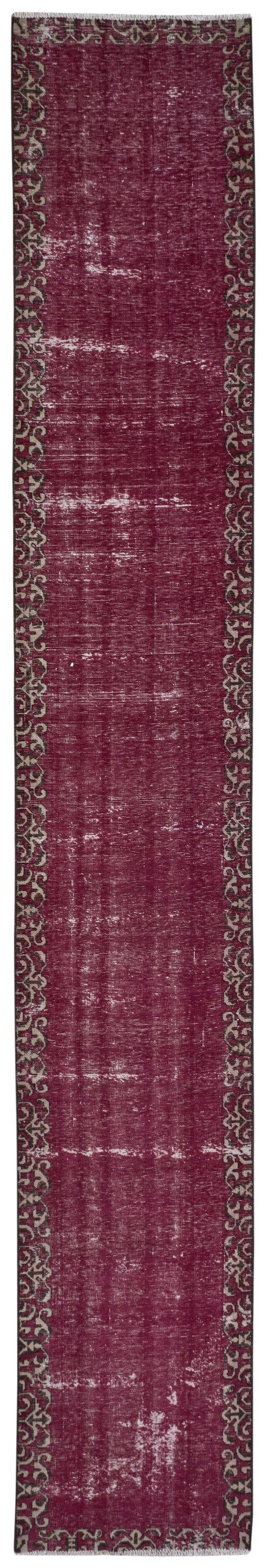 8916, Persian Tabriz Runner Rug
