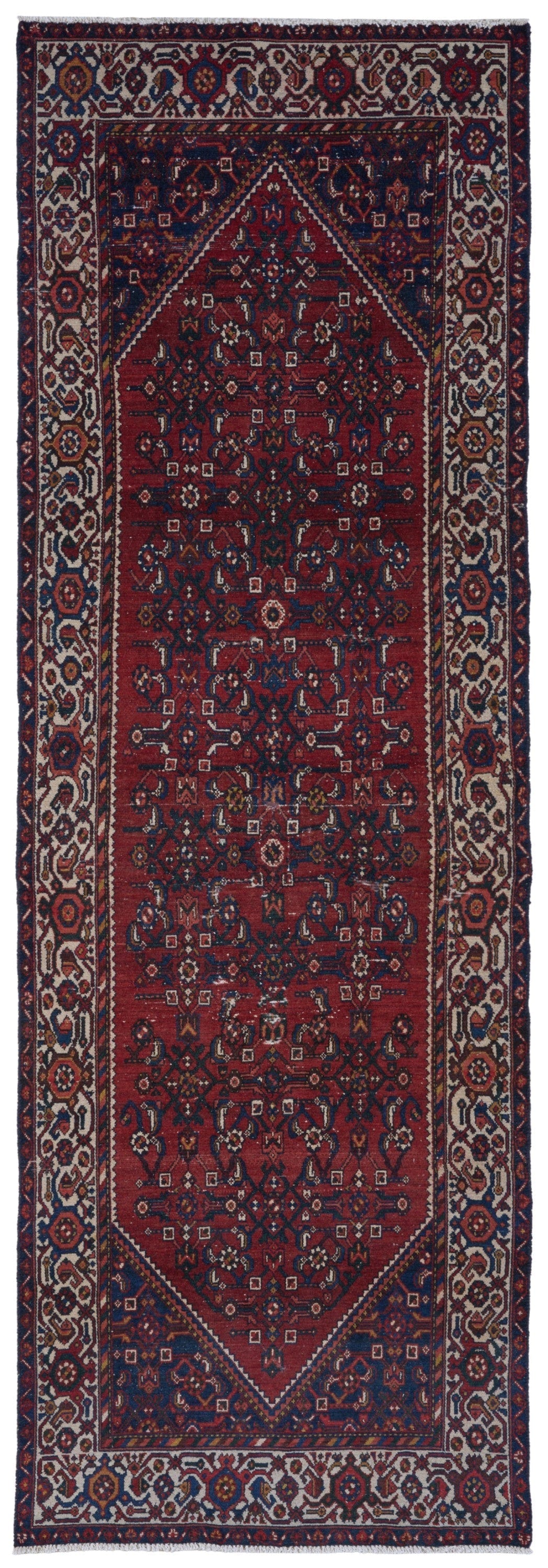 8931, Persian Hamadan Runner Rug