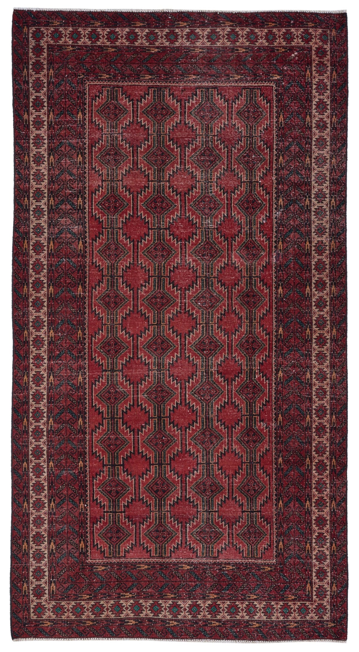 8934, Persian Baluch Area Rug