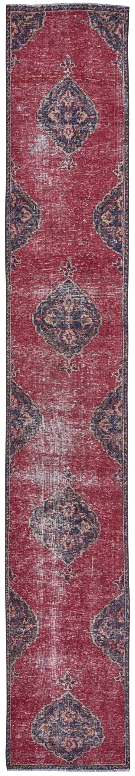 8954, Persian Tabriz Runner Rug