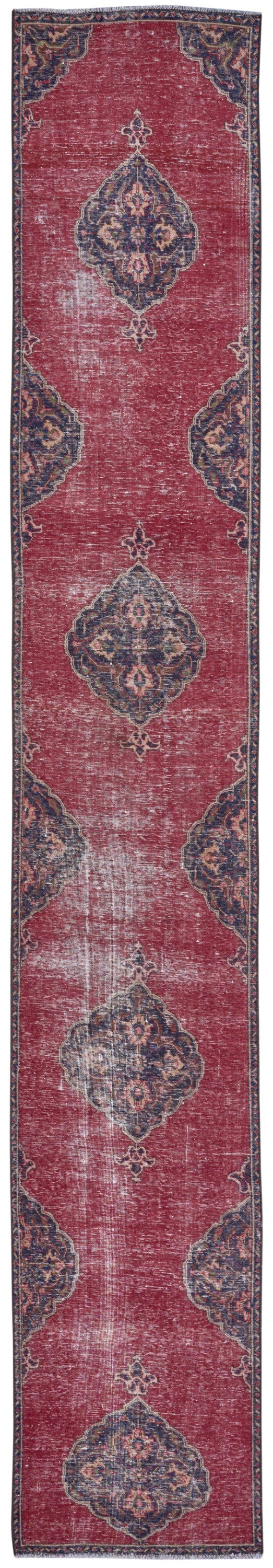 8954, Persian Tabriz Runner Rug