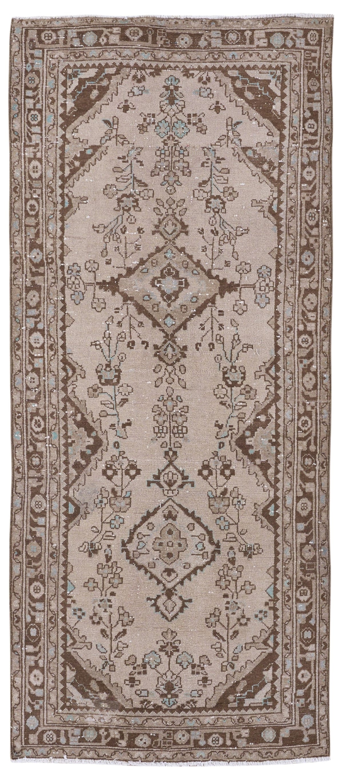 8962, Persian Hamadan Runner Rug