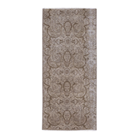 Persian Tabriz runner rug in beige and tan, 2'7" x 5'11"
