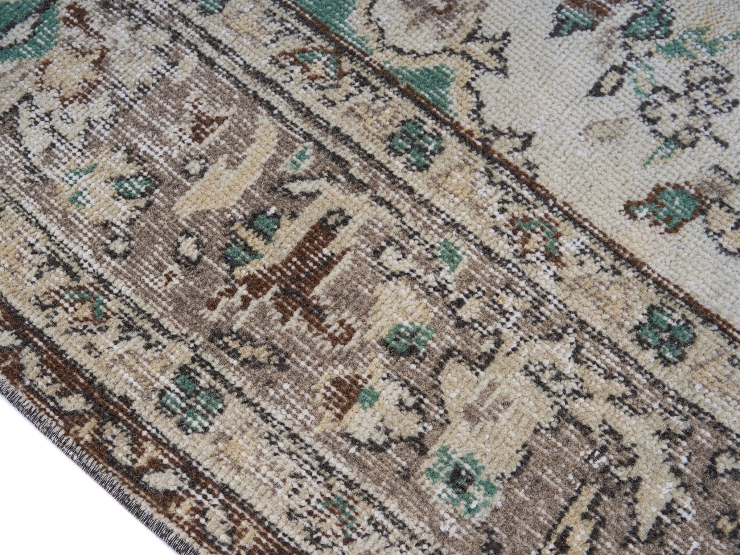 Turkish Isparta oversized rug in cream and greige, view 6 of 10