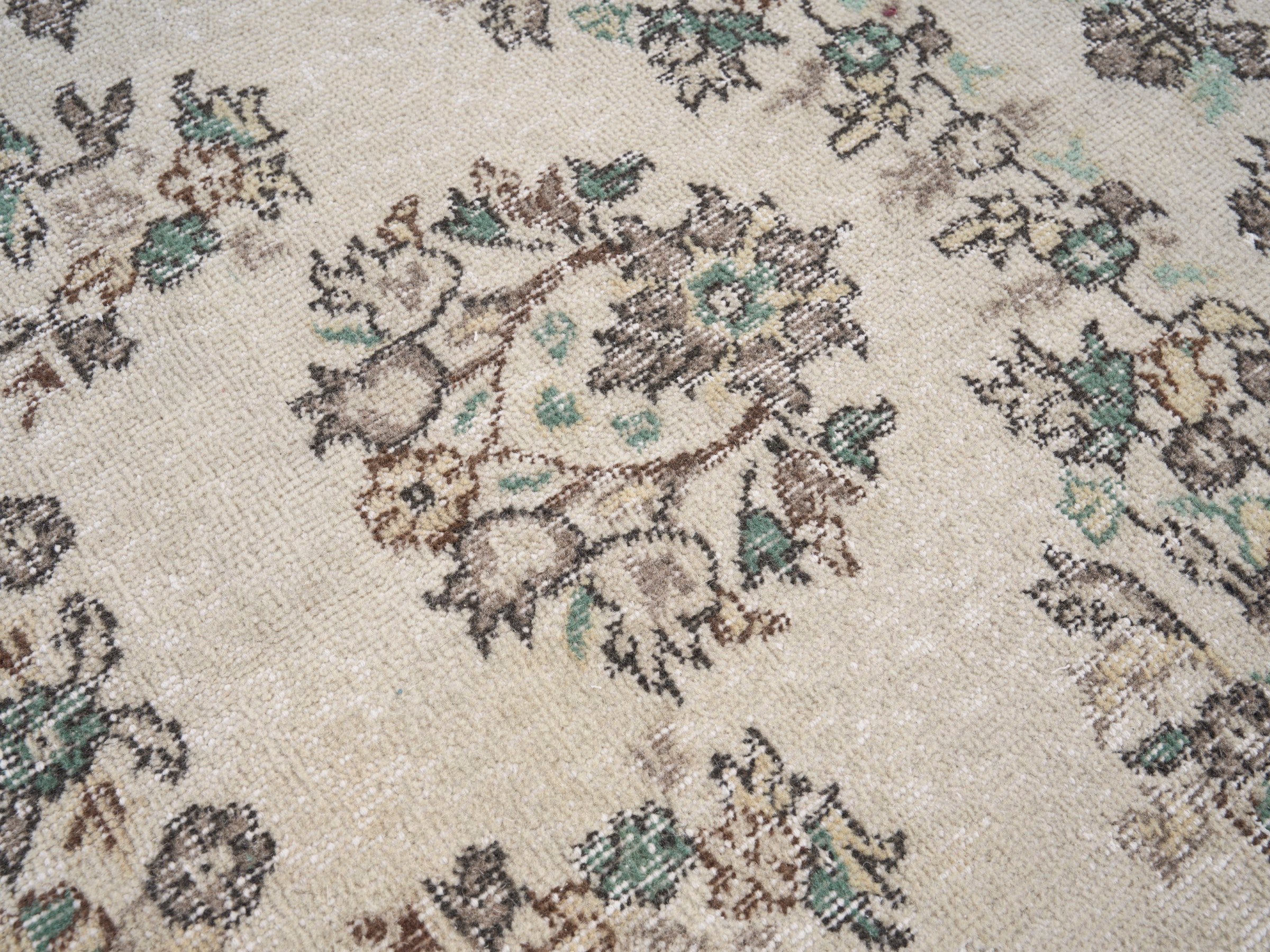 Turkish Isparta oversized rug in cream and greige, view 7 of 10