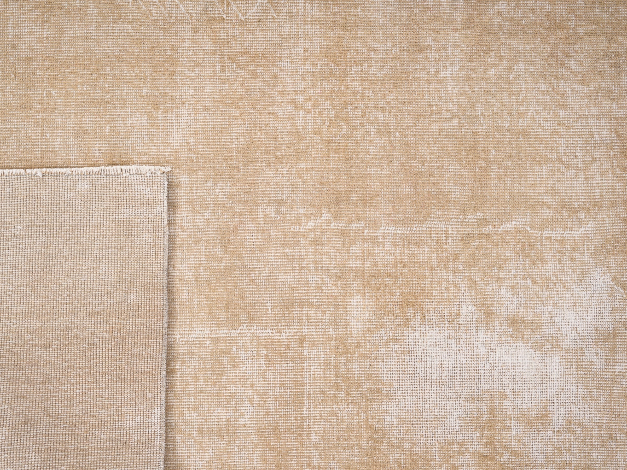 Turkish Isparta area rug in beige and greige, view 9 of 9