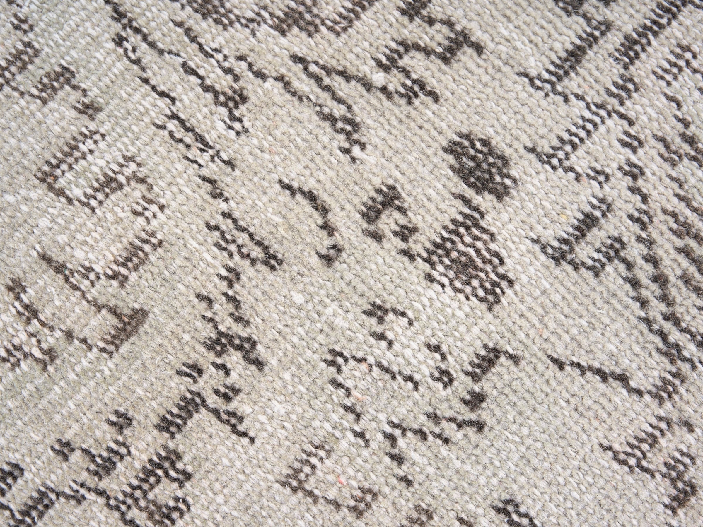 Turkish Manisa area rug in cream and greige, view 7 of 10