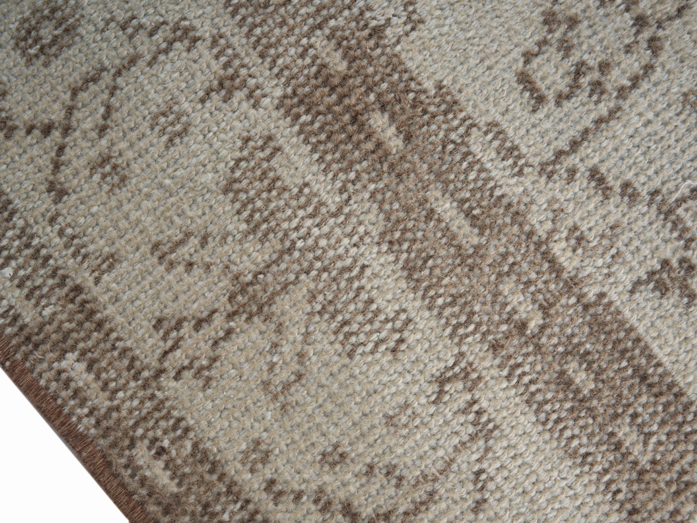 Turkish Manisa area rug in cream and greige, view 6 of 10