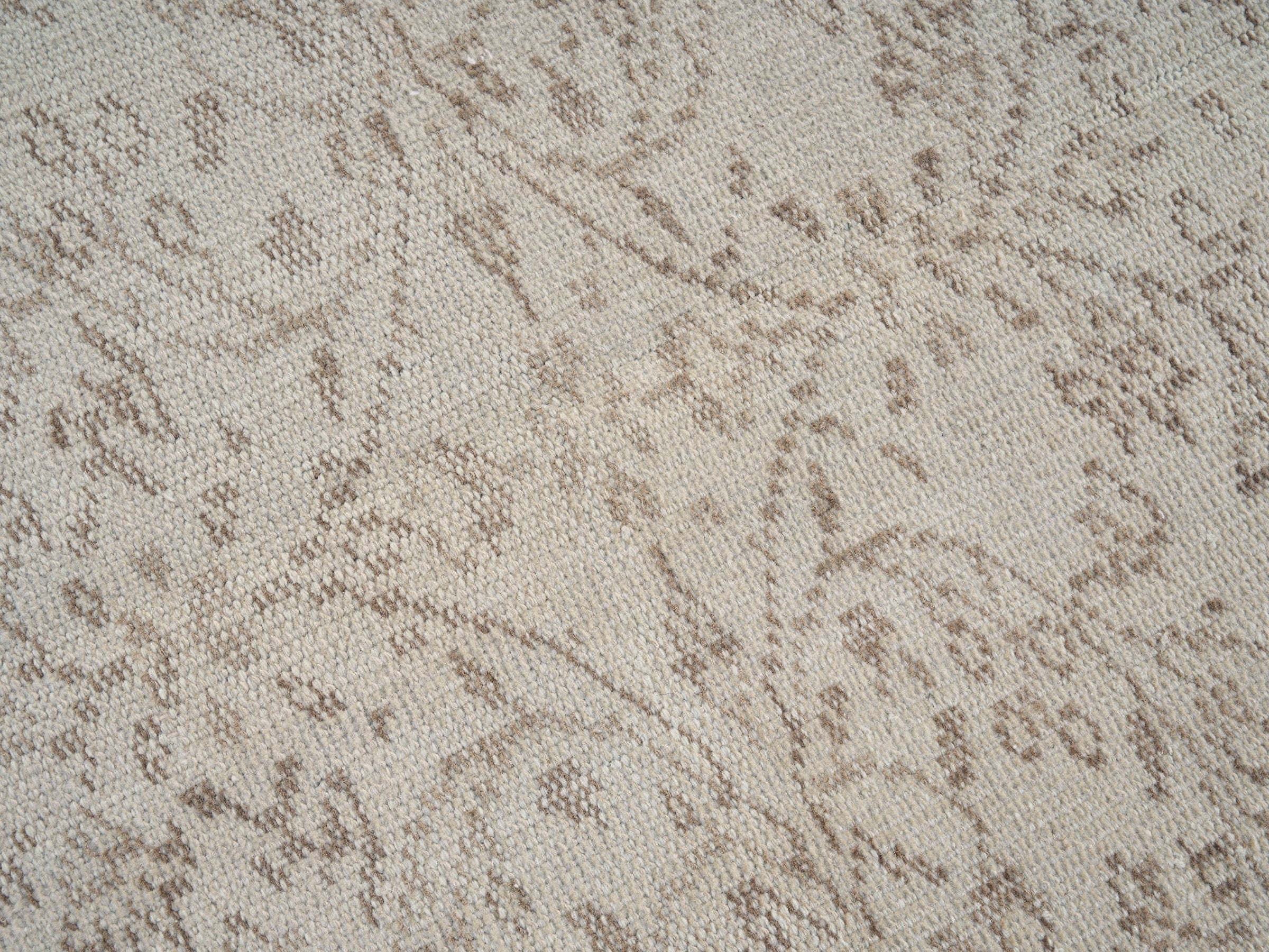 Turkish Manisa area rug in cream and greige, view 7 of 10