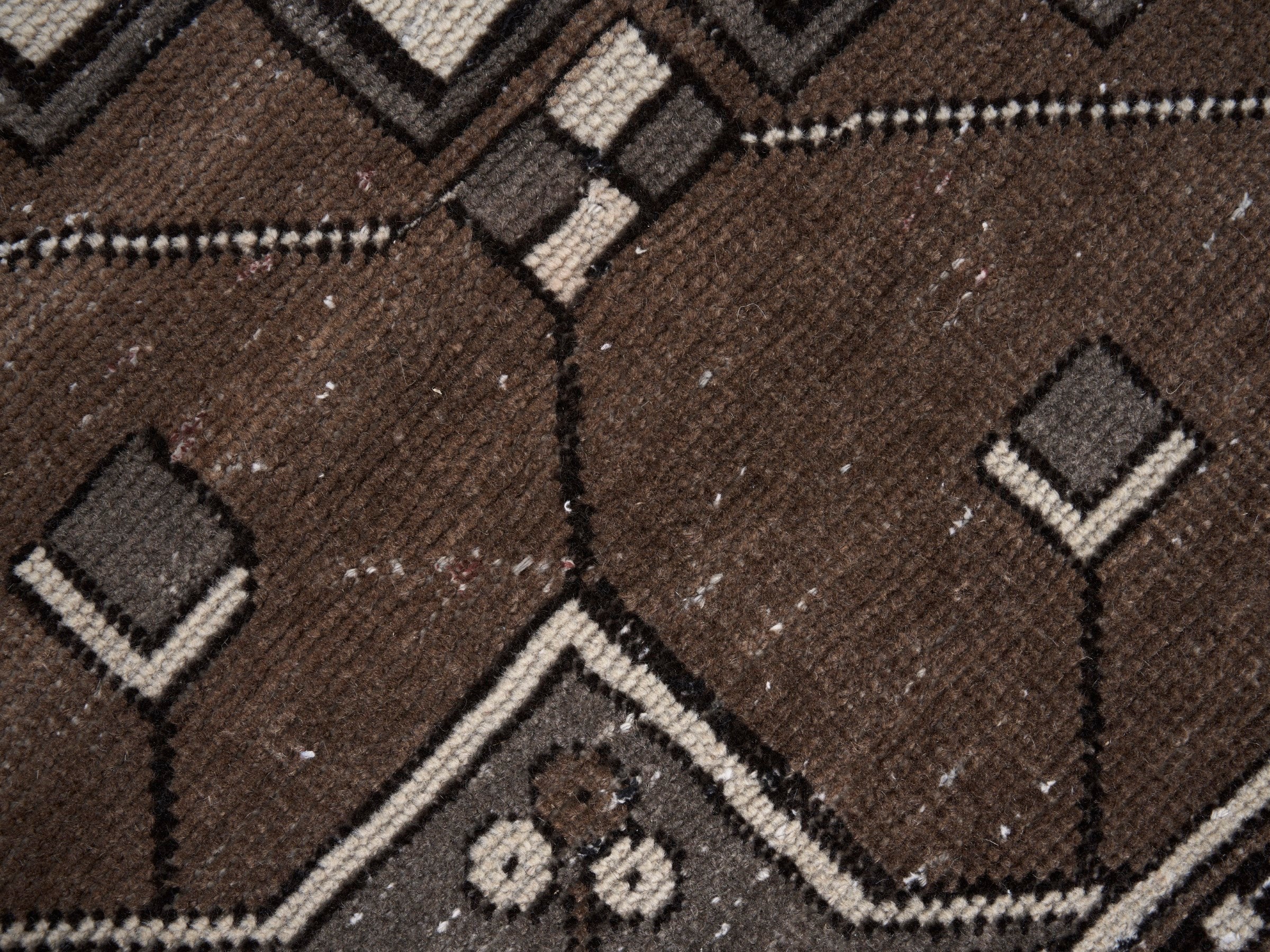 Persian Ferdos oversized rug in cream and brown, view 12 of 15