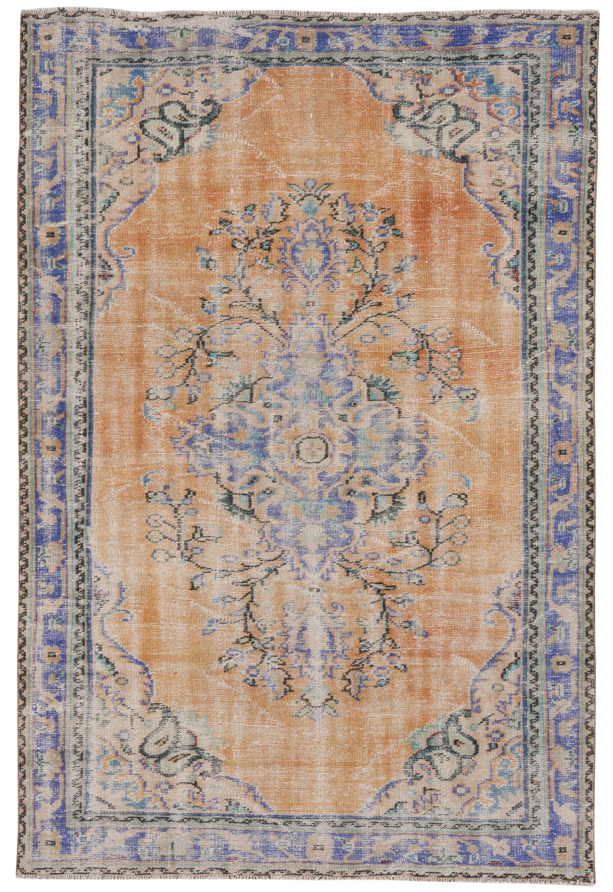 8081, Turkish Manisa Area Rug
