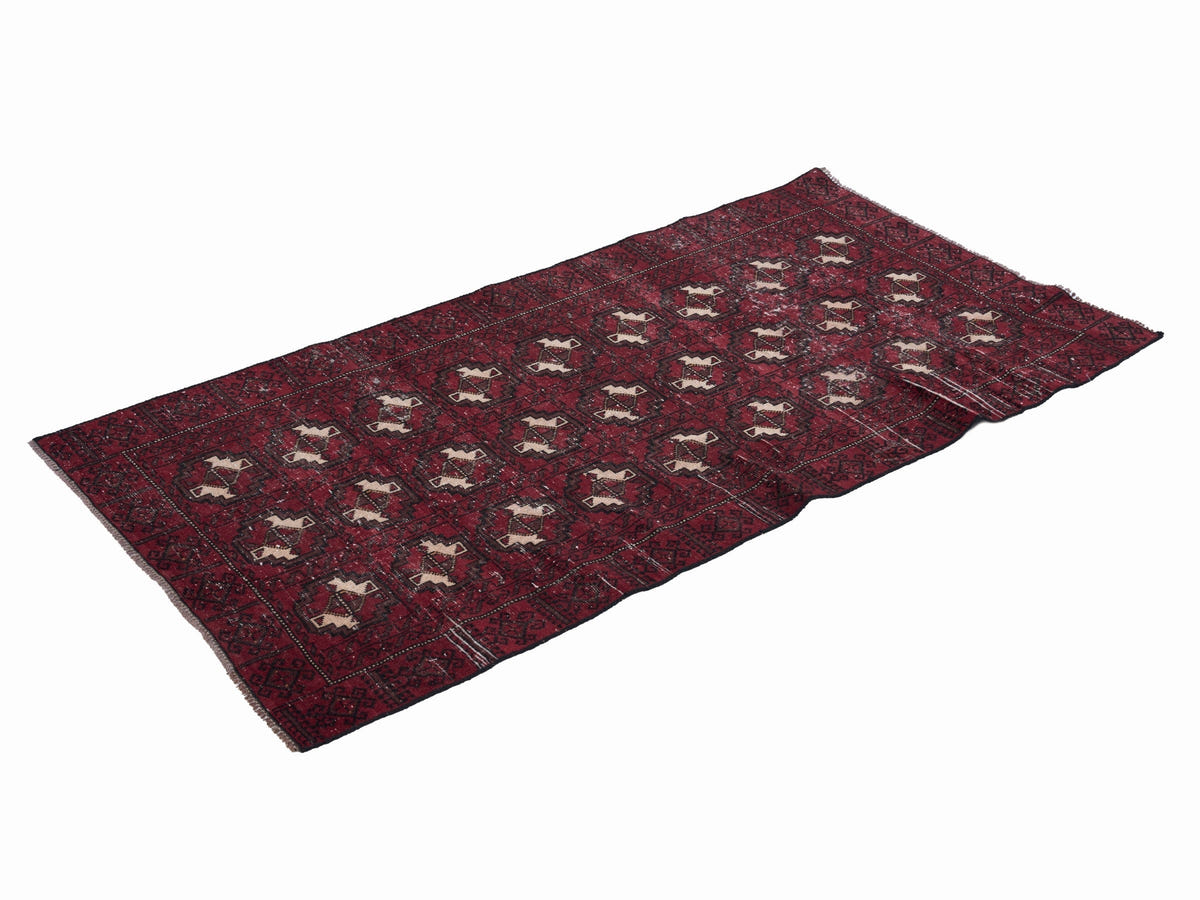 8937, Persian Baluch Runner Rug