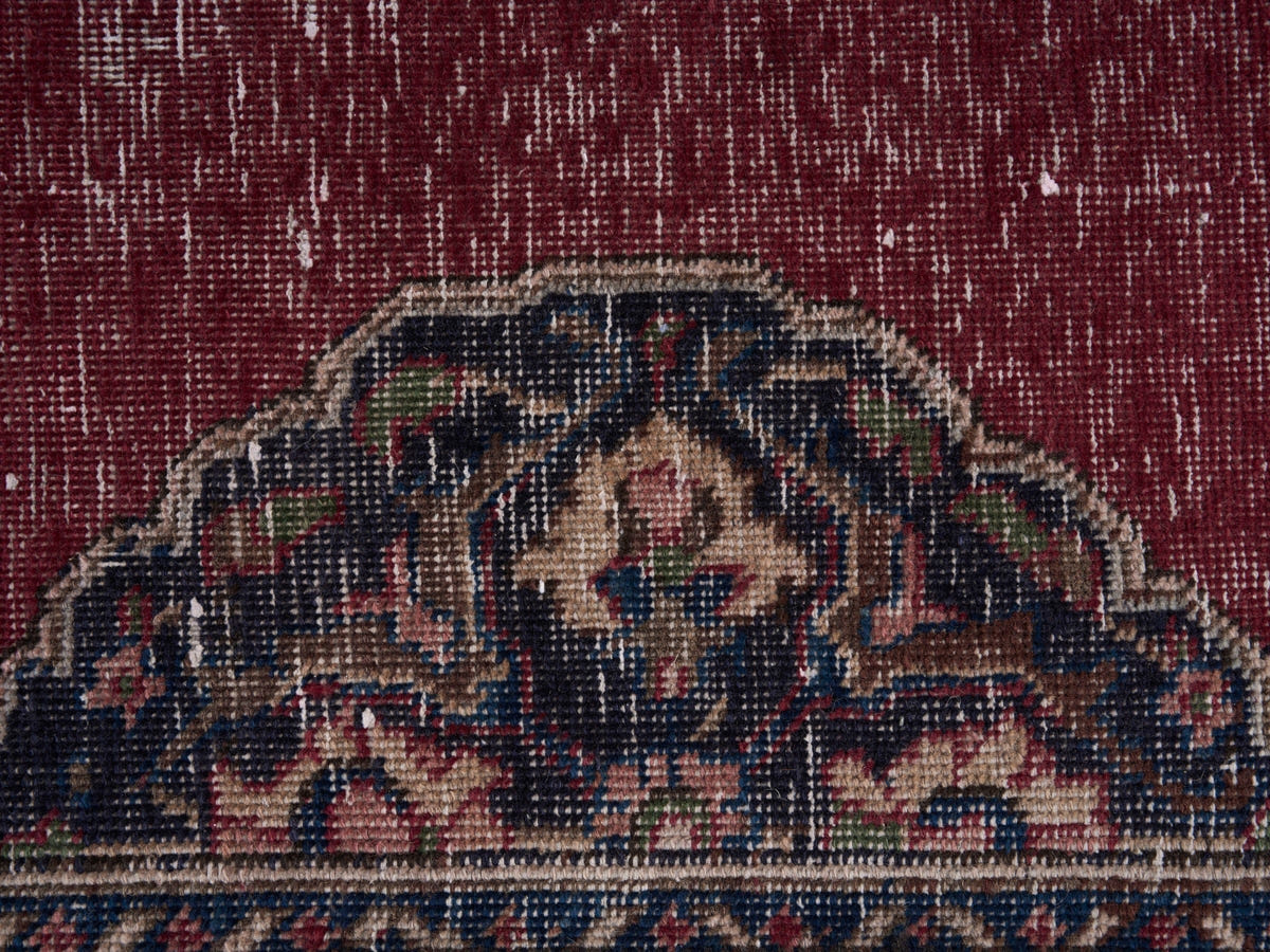 8954, Persian Tabriz Runner Rug