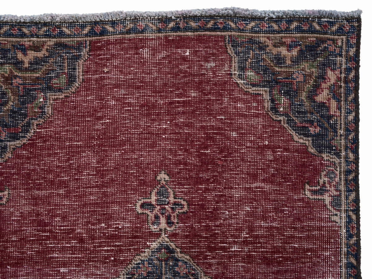 8954, Persian Tabriz Runner Rug