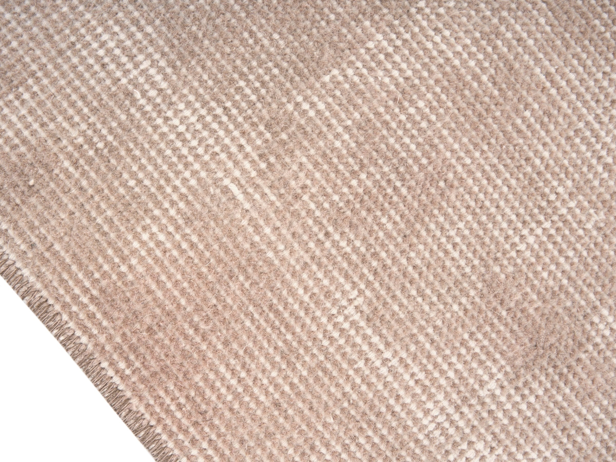 Turkish Isparta area rug in dusty rose and muted pink, view 6 of 10