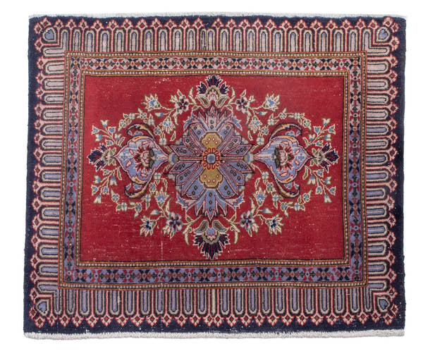 4820, Persian Kashan Mini Rug