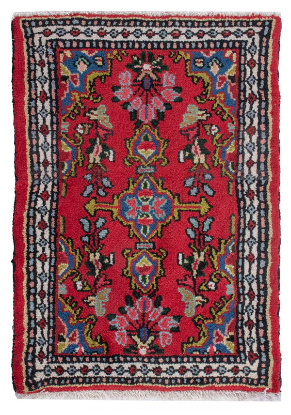 4829, Persian Hamadan Mini Rug