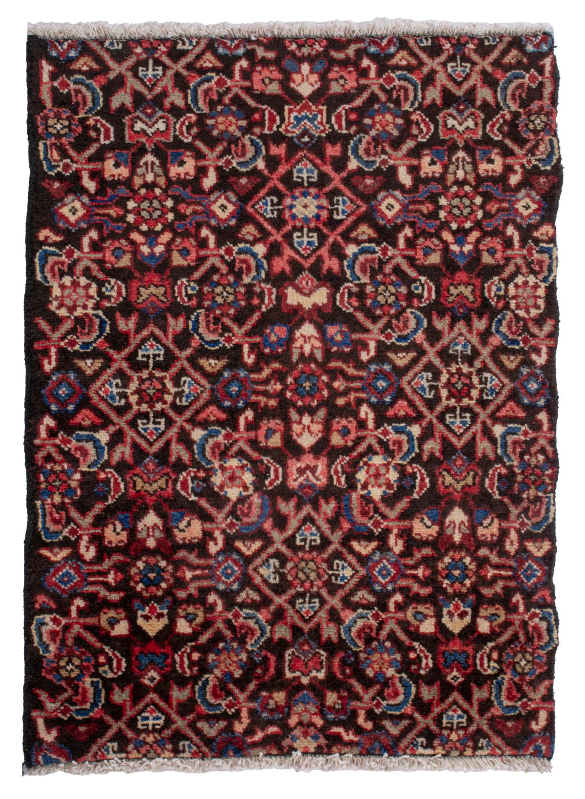 4831, Persian Hamadan Mini Rug