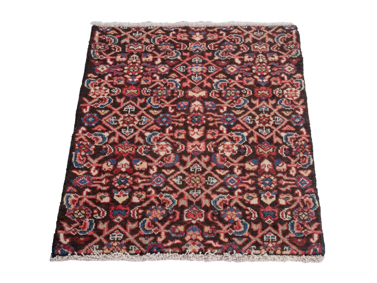 4831, Persian Hamadan Mini Rug