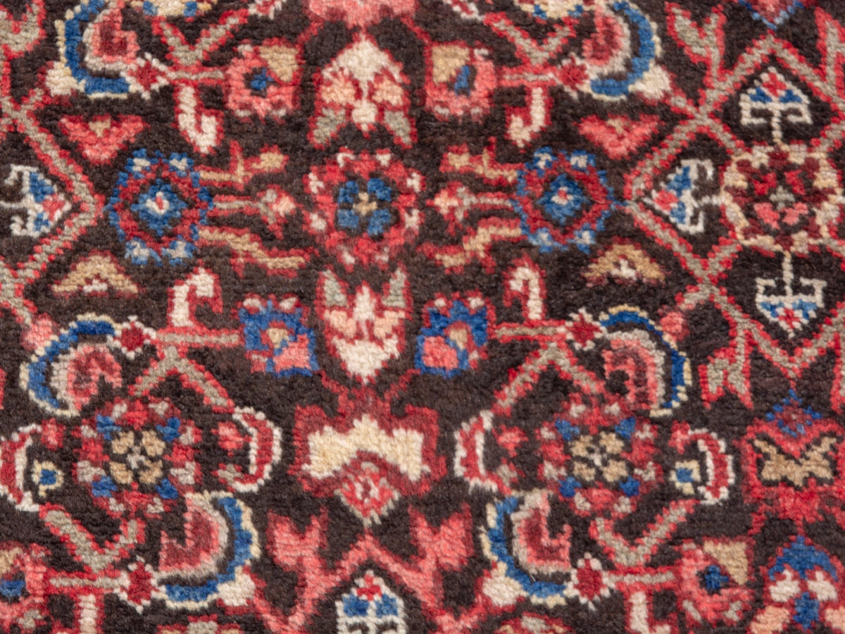 4831, Persian Hamadan Mini Rug