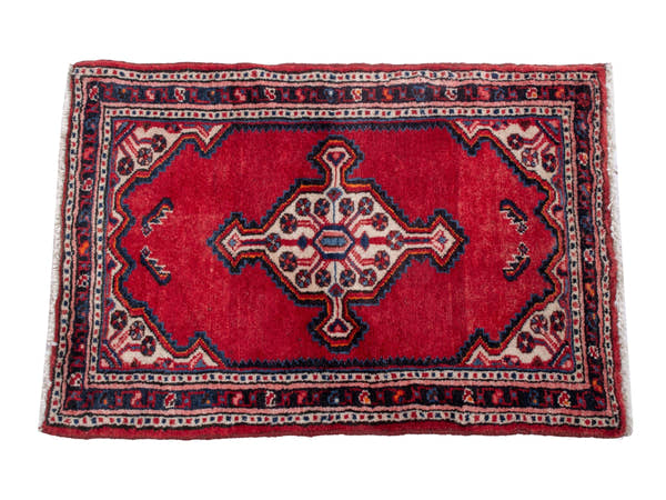 4867, Persian Hamadan Mini Rug