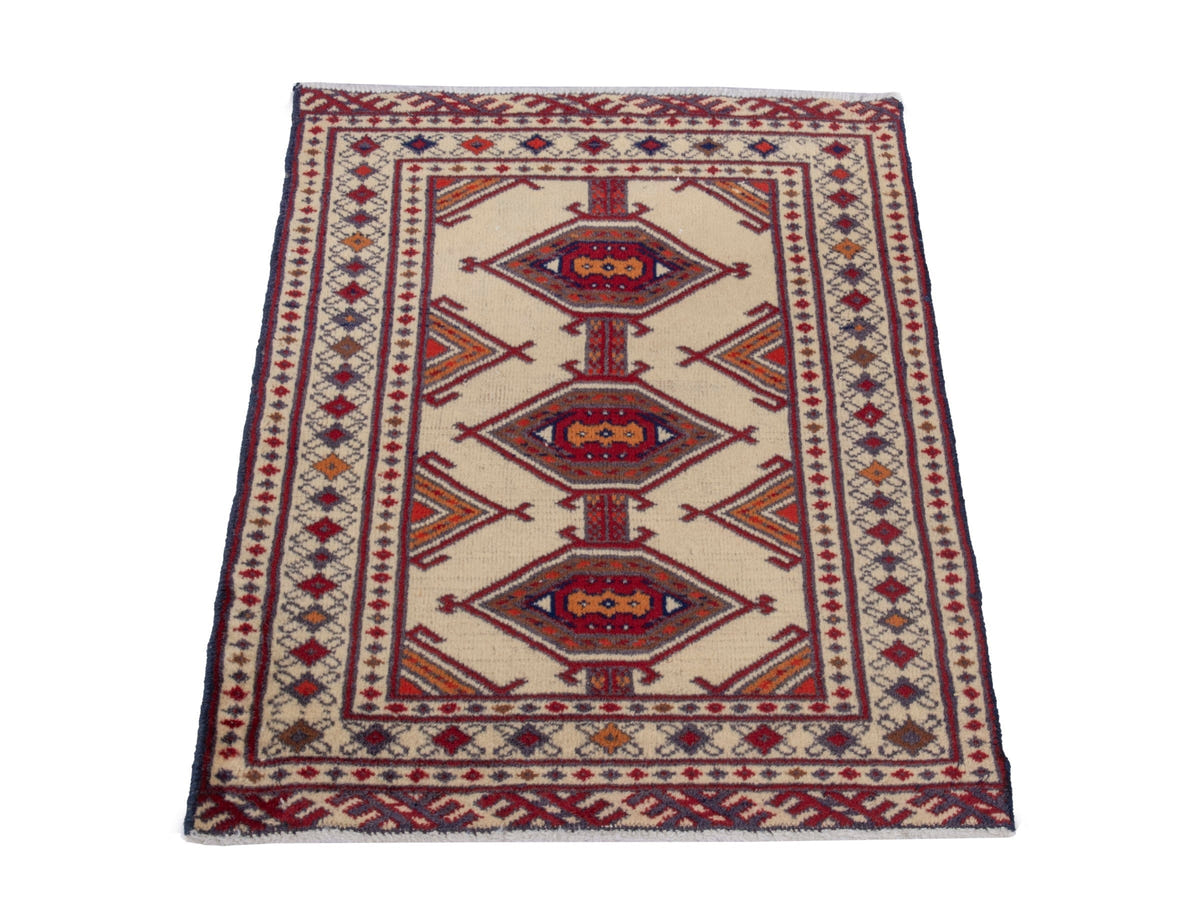 4875, Persian Torkaman Mini Rug