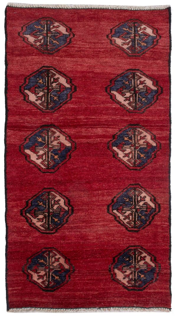 4880, Persian Torkaman Mini Rug
