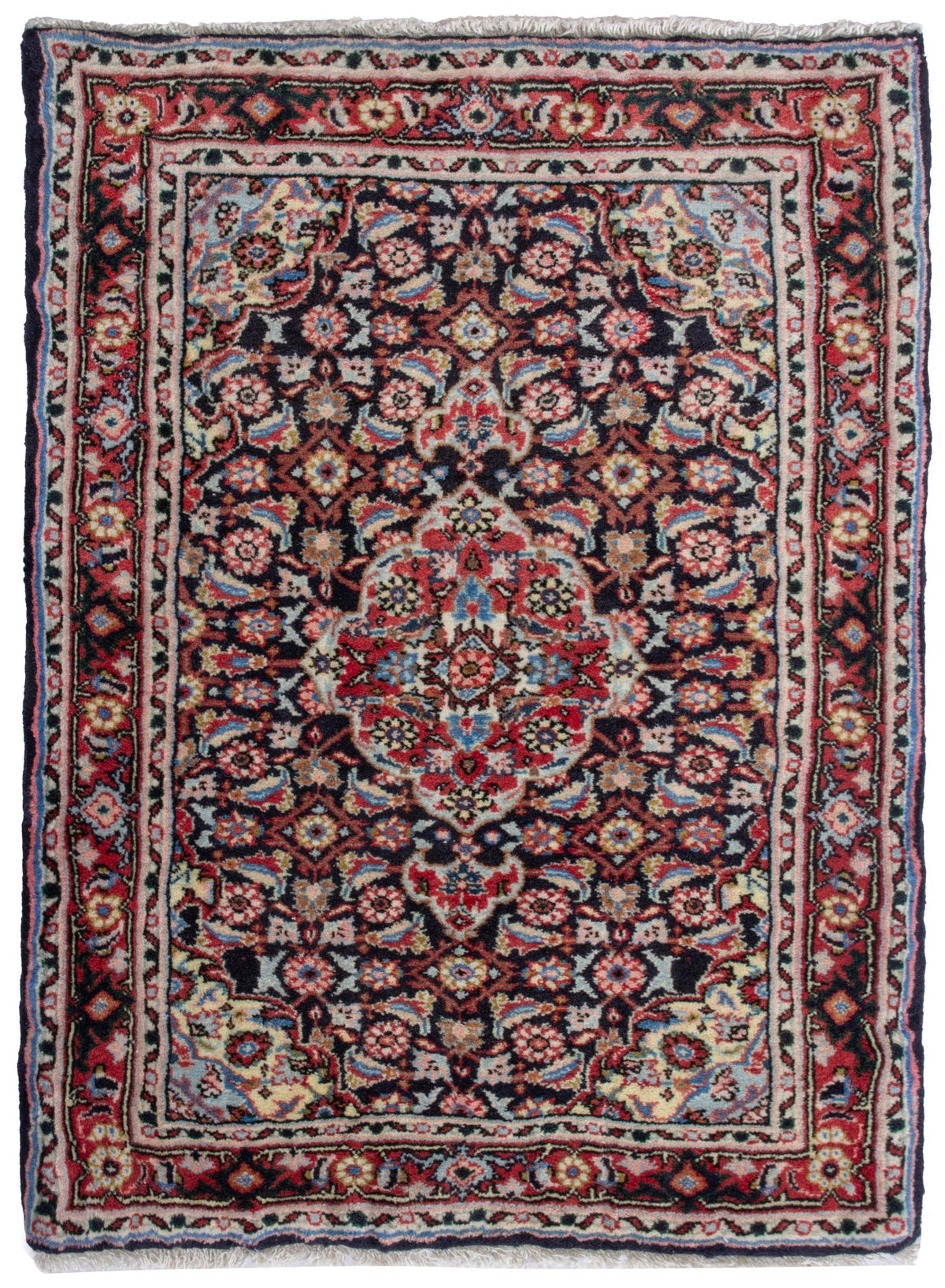 4885, Persian Hamadan Mini Rug