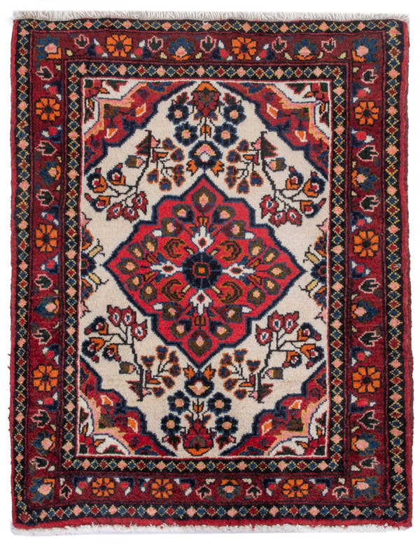4888, Persian Hamadan Mini Rug