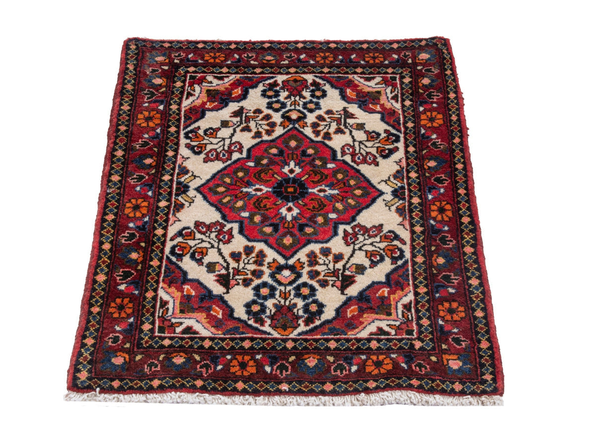 4888, Persian Hamadan Mini Rug