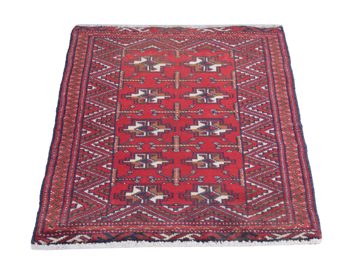 4830, Persian Torkaman Mini Rug