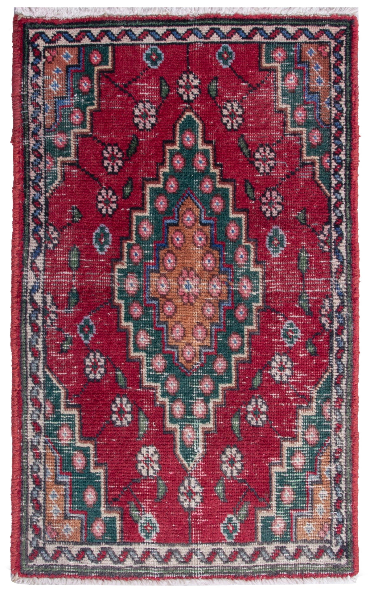 4846, Persian Tabriz Mini Rug